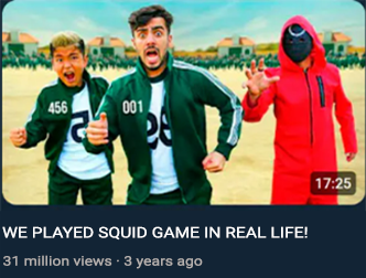 USA-based YouTube video content thumbnail for click-through rate evaluation